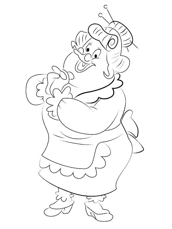 Ausmalbild Frieda DuckTales  