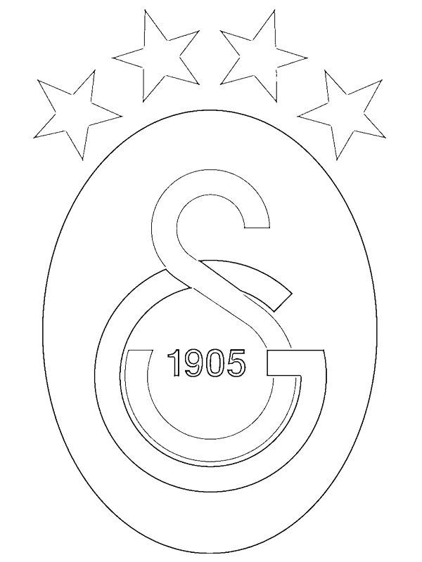 Ausmalbild Galatasaray Istanbul  