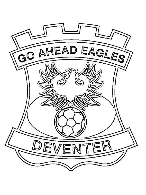 Ausmalbild Go Ahead Eagles Deventer  