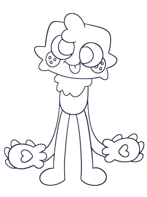 Ausmalbild Goob Dandy’s World  
