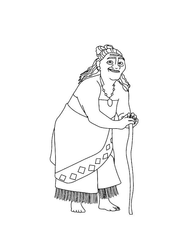 Ausmalbild Gramma Tala  