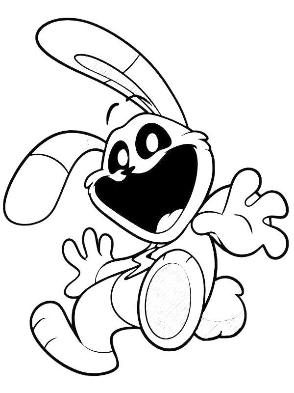 Ausmalbild Hoppy Hopscotch  