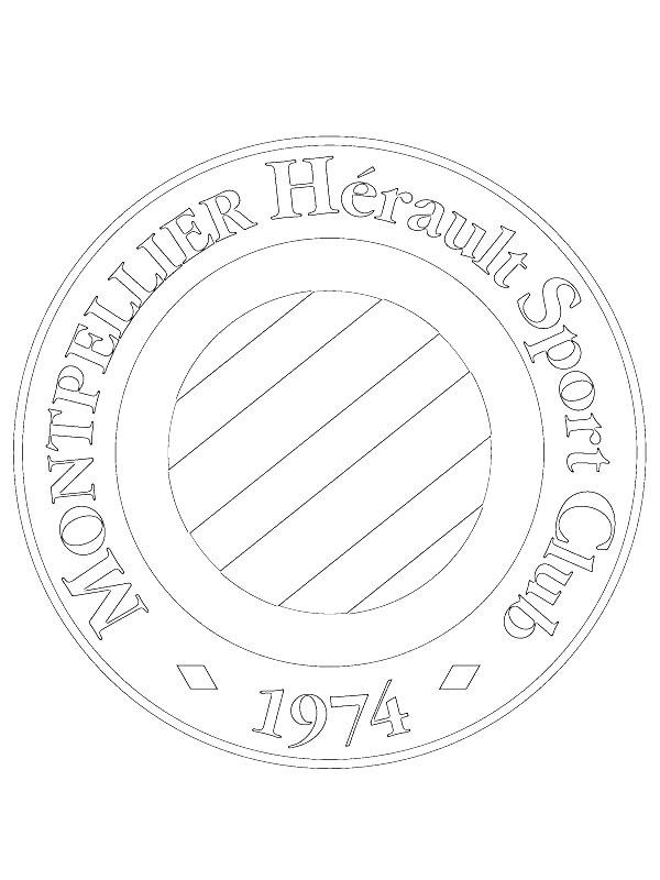 Ausmalbild HSC Montpellier  