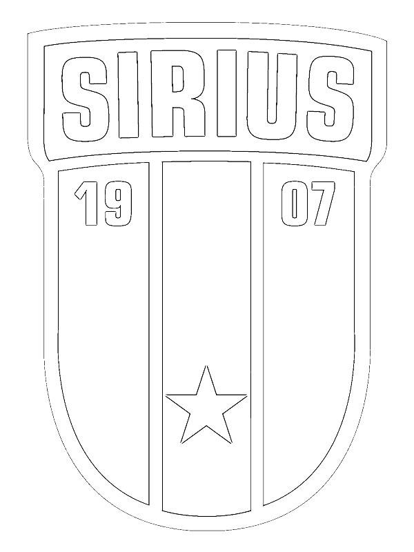 Ausmalbild IK Sirius Fotboll  