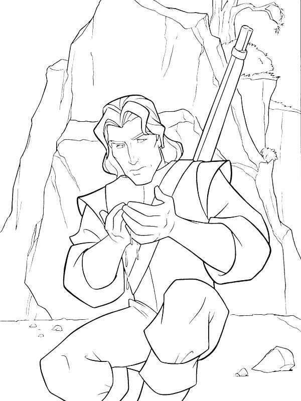 Ausmalbild John Smith  