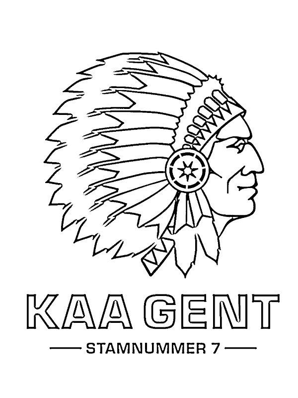 Ausmalbild KAA Gent  