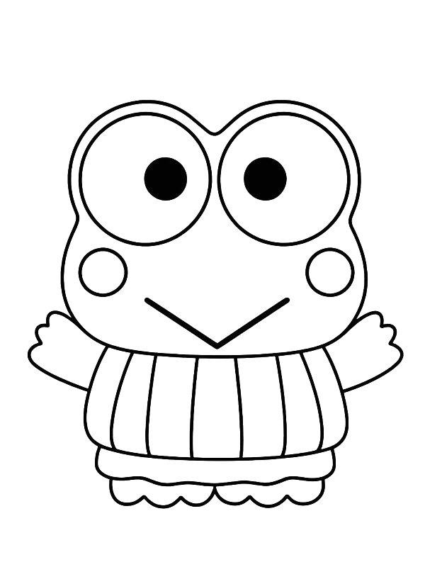 Ausmalbild Keroppi  