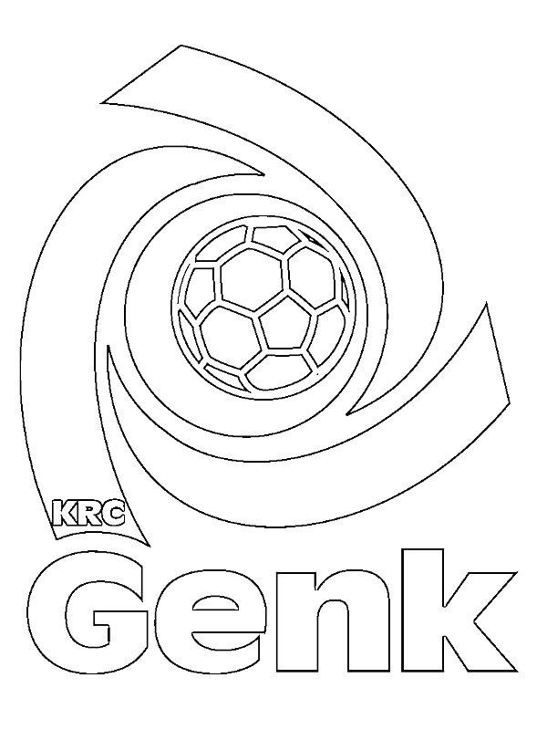 Ausmalbild KRC Genk  