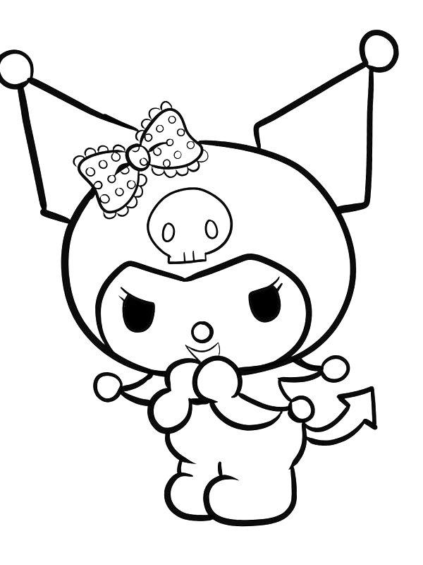 Ausmalbild Kuromi  