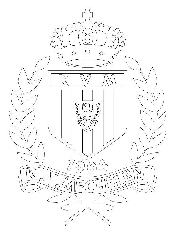 Ausmalbild KV Mechelen  