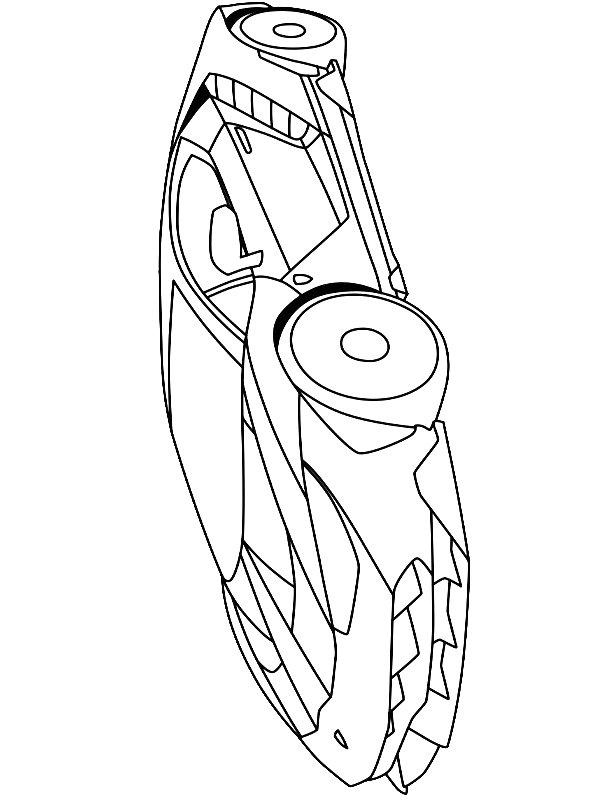 Ausmalbild Lamborghini Centenario  