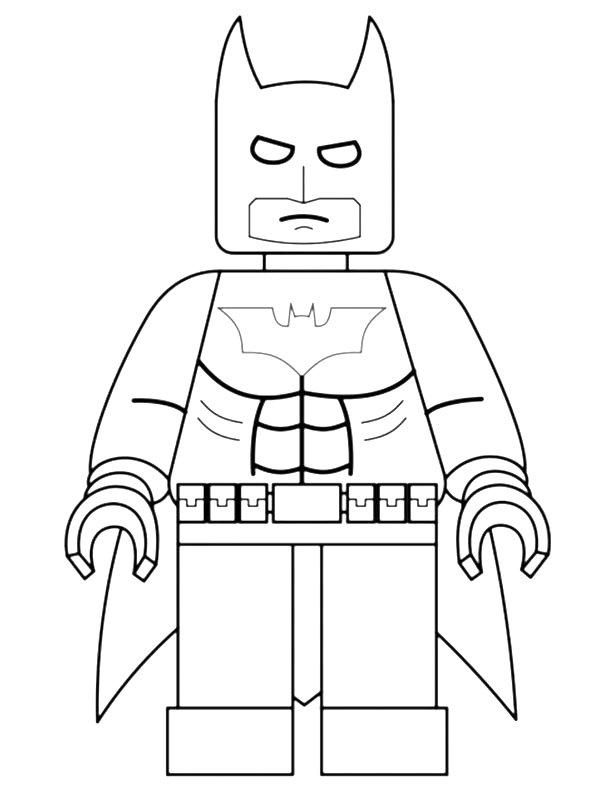 Ausmalbild LEGO Batman  