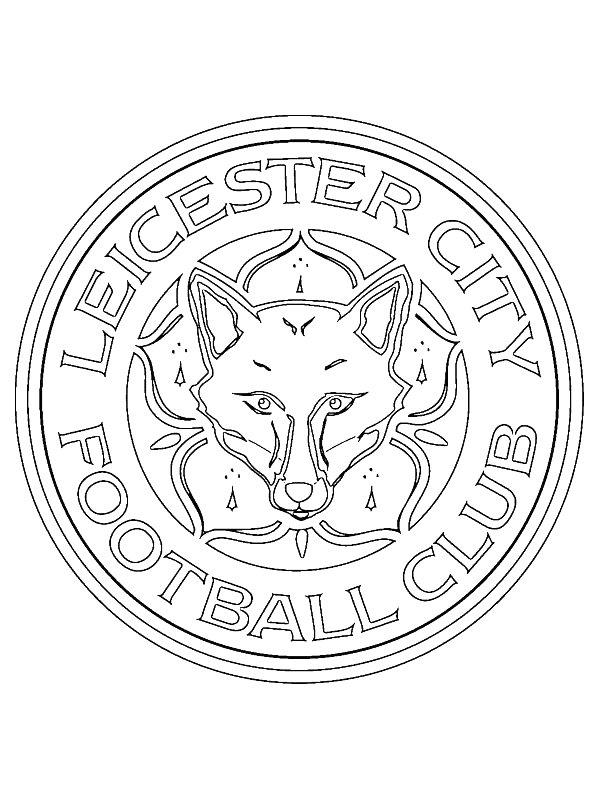 Ausmalbild Leicester City  