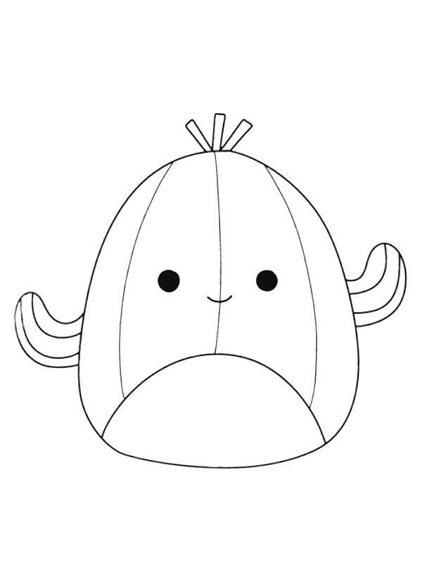 Ausmalbild Marcellus Squishmallows  