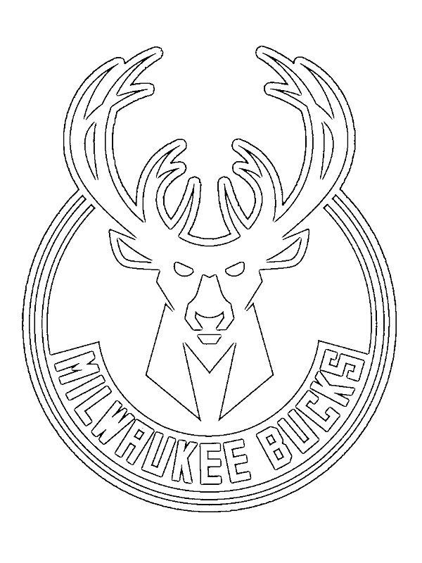 Ausmalbild Milwaukee Bucks  