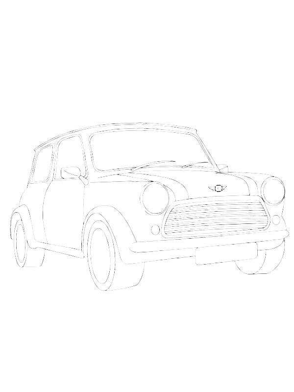 Ausmalbild Mini  