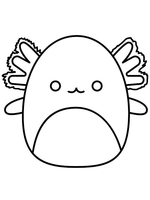 Ausmalbild Monica Squishmallows  