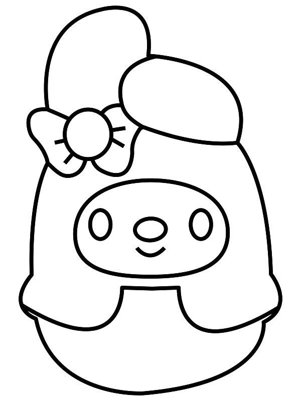 Ausmalbild My Melody  