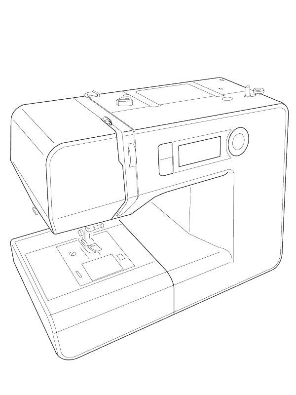Ausmalbild NÃ¤hmaschine  
