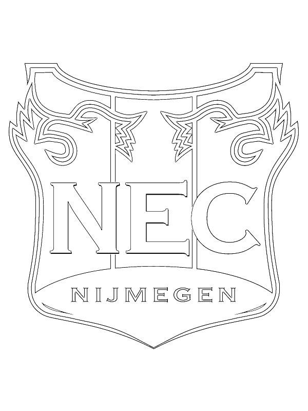 Ausmalbild NEC Nijmegen  