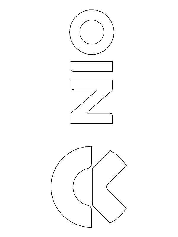 Ausmalbild NIO logo  