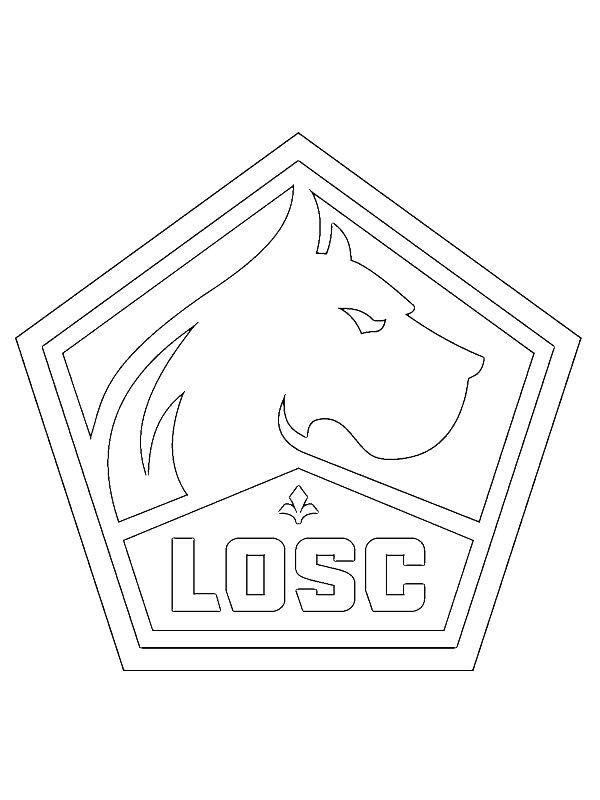 Ausmalbild OSC Lille  