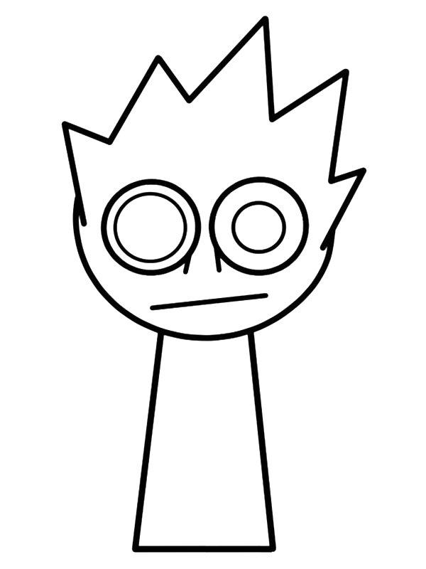 Ausmalbild OWAKCX Incredibox Sprunki  