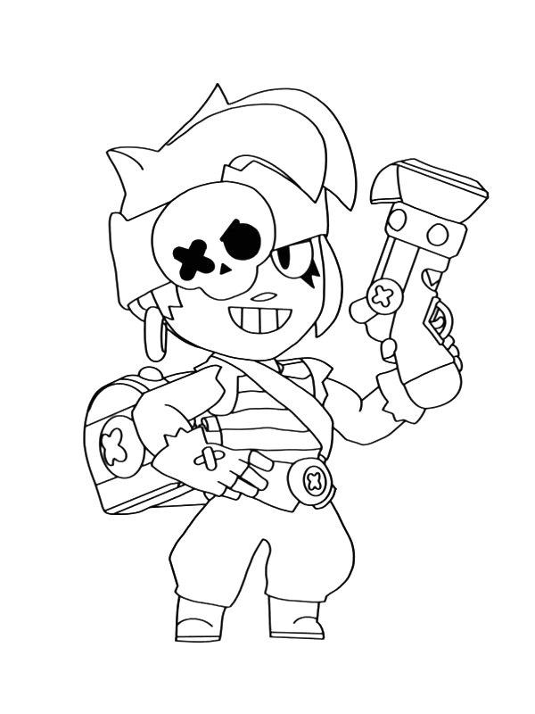 Ausmalbild Penny Brawl Stars  