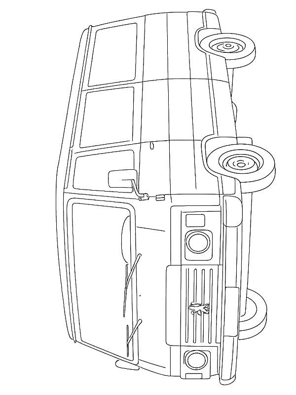 Ausmalbild Peugeot J9  