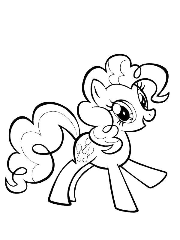 Ausmalbild Pinkie Pie  