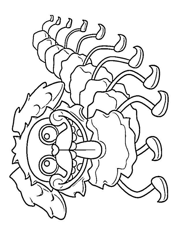 Ausmalbild PJ Pug-a-Pillar  