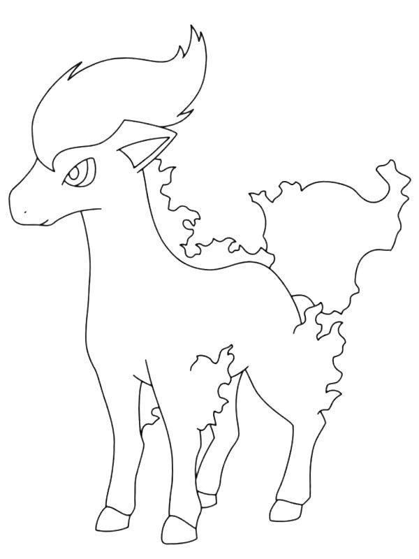Ausmalbild Ponita  