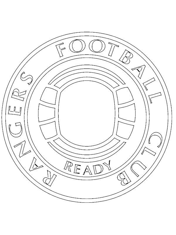 Ausmalbild Rangers Football Club  