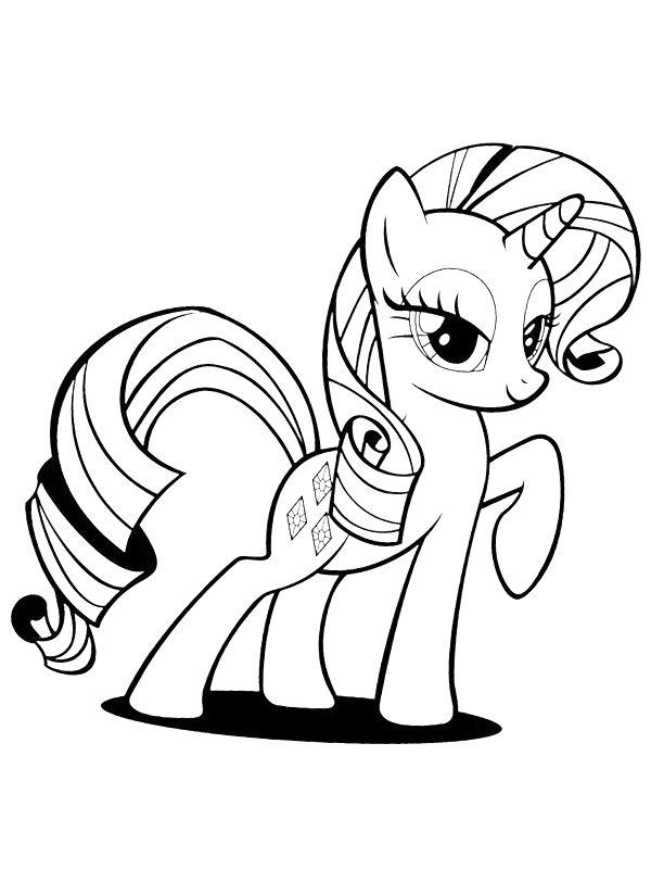 Ausmalbild Rarity  