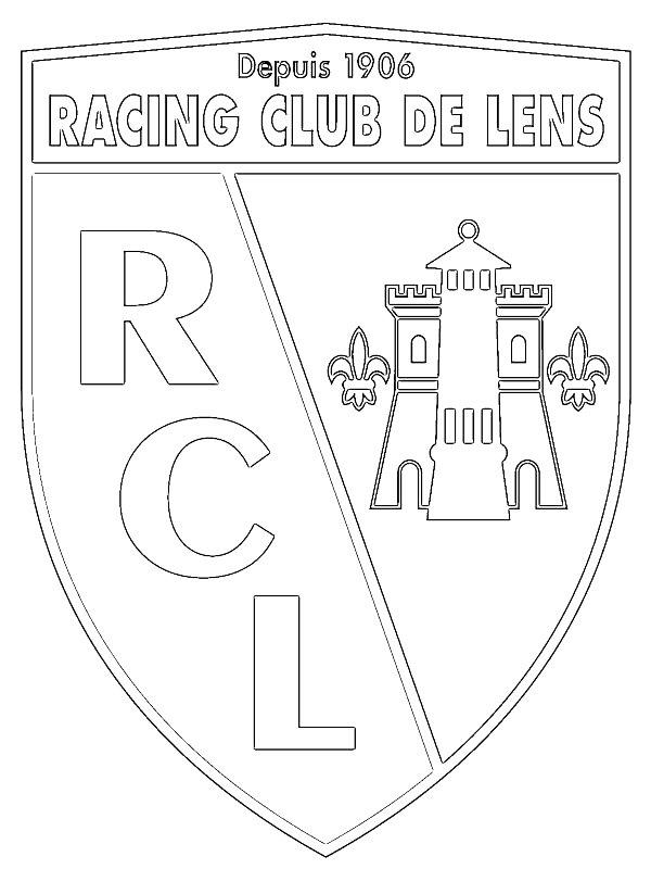 Ausmalbild RC Lens  