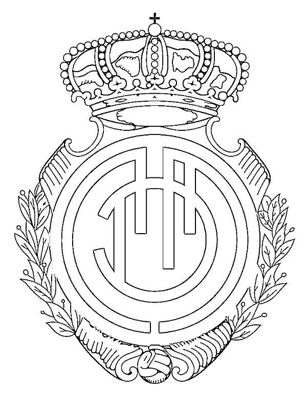 Ausmalbild RCD Mallorca  