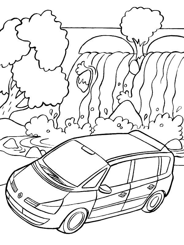 Ausmalbild Renault Espace  