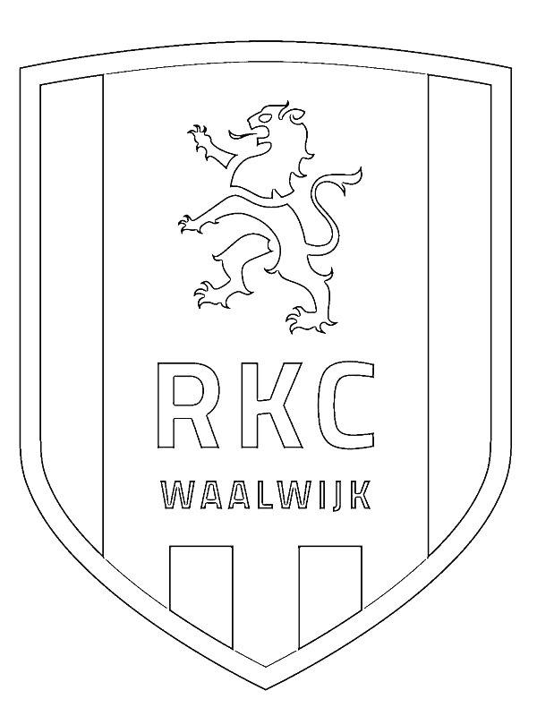 Ausmalbild RKC Waalwijk  