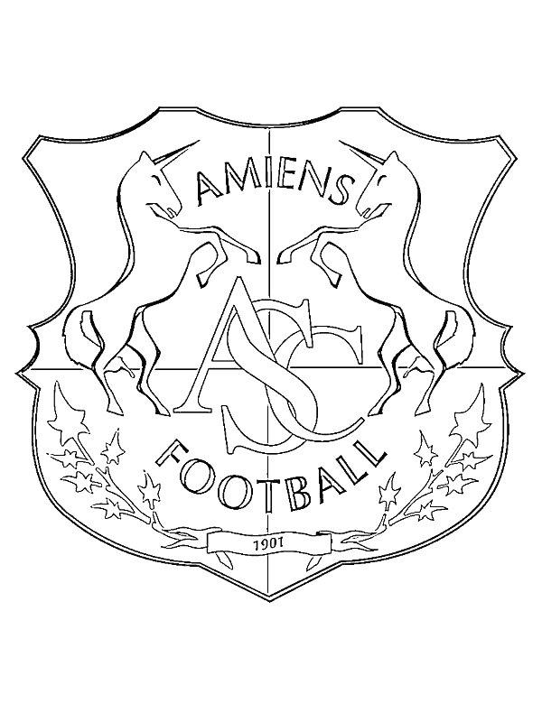 Ausmalbild SC Amiens  
