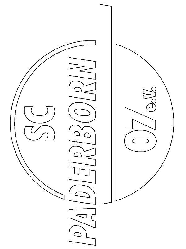 Ausmalbild SC Paderborn 07  
