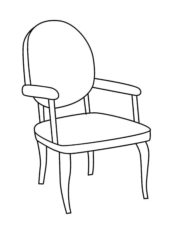 Ausmalbild Schtuhl  