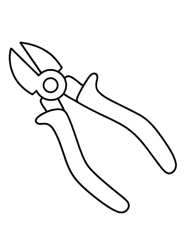 Ausmalbild Seitenschneider  
