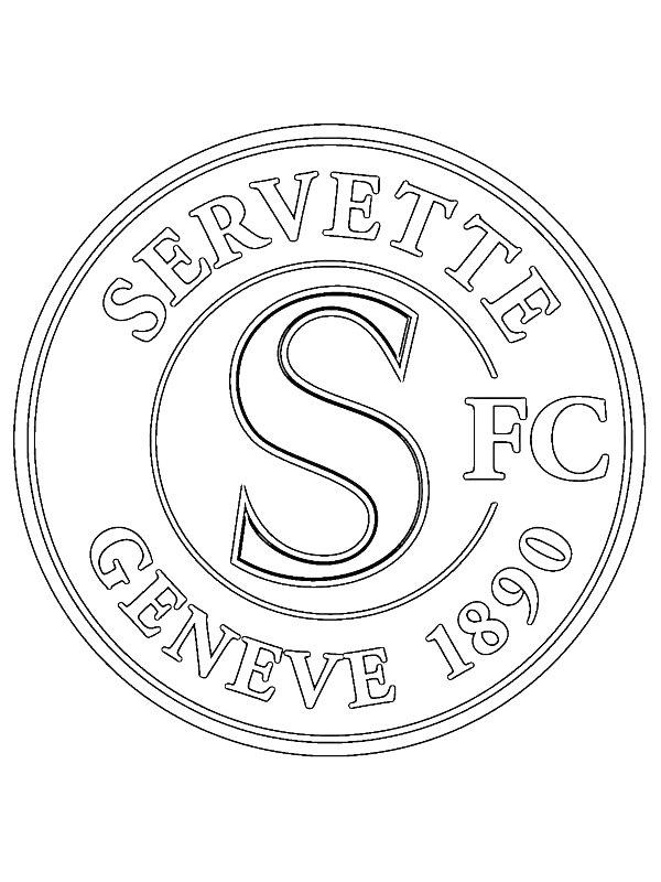 Ausmalbild Servette FC  