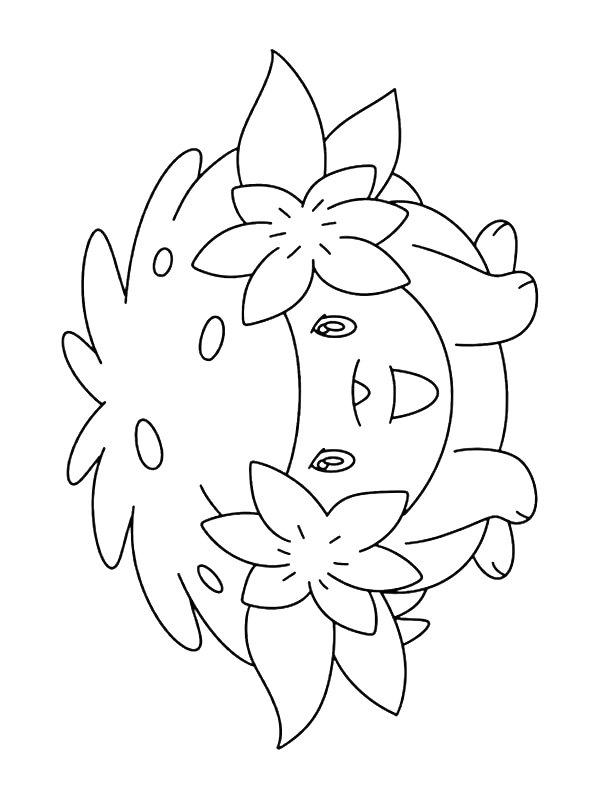 Ausmalbild Shaymin  