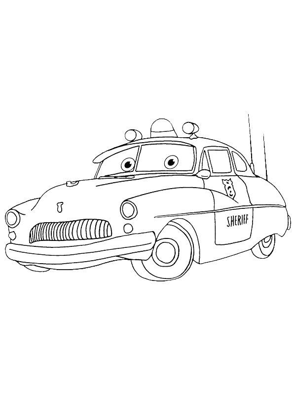 Ausmalbild Sheriff  