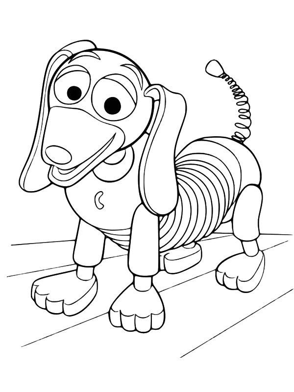 Ausmalbild Slinky  