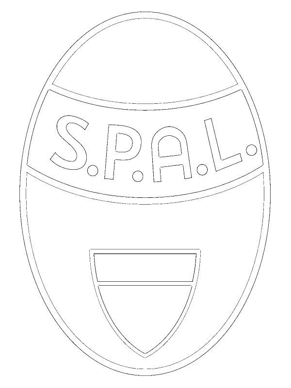 Ausmalbild SPAL Ferrara  