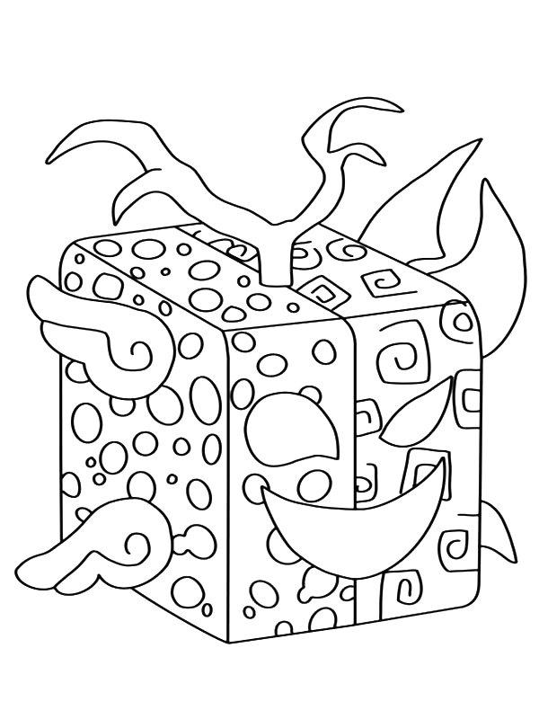 Ausmalbild Spirit Fruit  