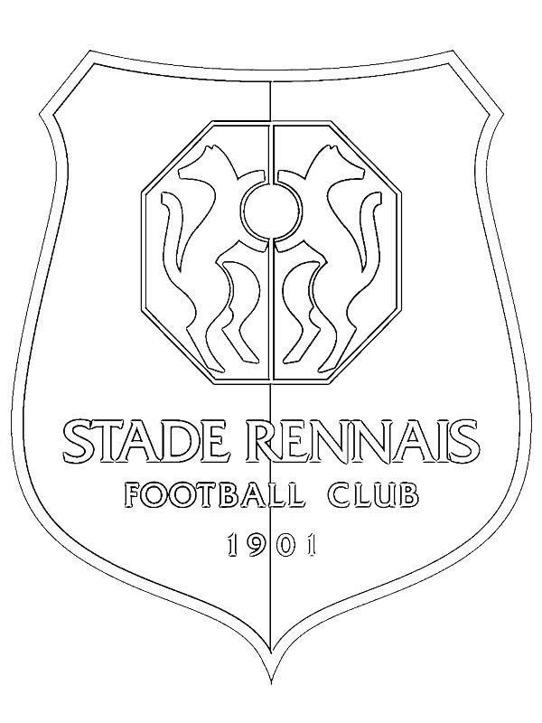 Ausmalbild Stade Rennes  