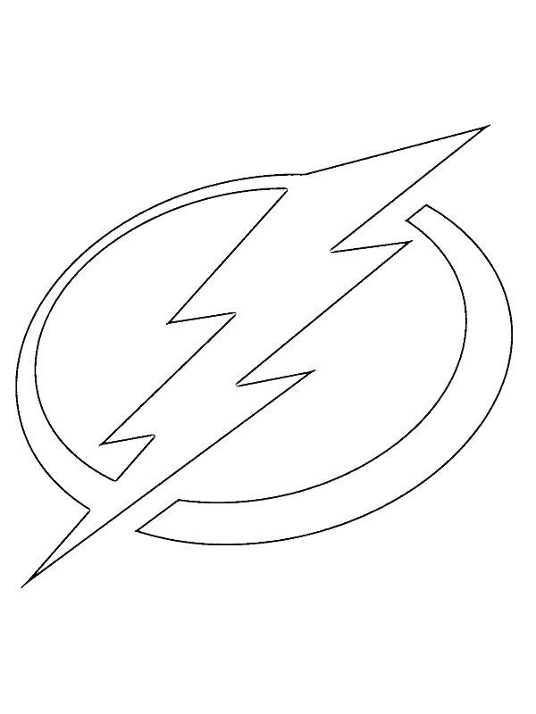 Ausmalbild Tampa Bay Lightning  